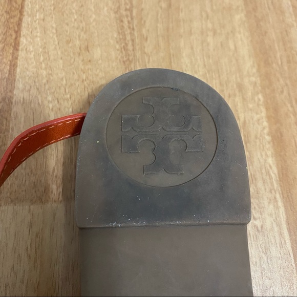 Tory Burch Orange Leather Sandals - Picture 13 of 16